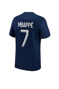 Paris Saint-Germain Kylian Mbappe #7 Fotballdrakt Hjemme Klær 2022-23 Korte ermer